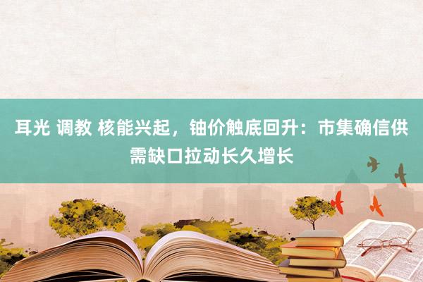 耳光 调教 核能兴起，铀价触底回升：市集确信供需缺口拉动长久增长