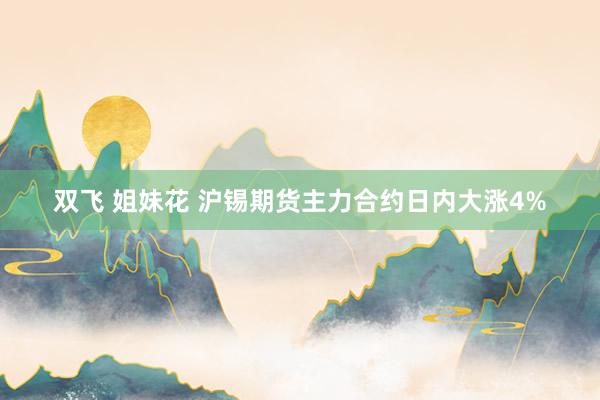 双飞 姐妹花 沪锡期货主力合约日内大涨4%