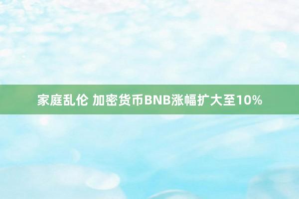 家庭乱伦 加密货币BNB涨幅扩大至10%